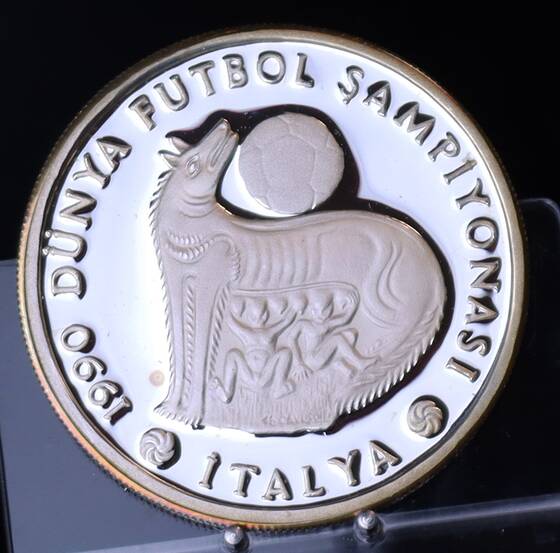 TÜRKEI 20.000 Lira 1990 Fußball-WM 1990 in Italien 