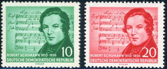 DDR 1956 MiNr. 528-529
