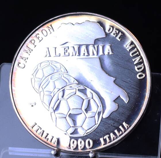 KARIBIK 5 Pesos 1990 Fußball-WM 1990 in Italien