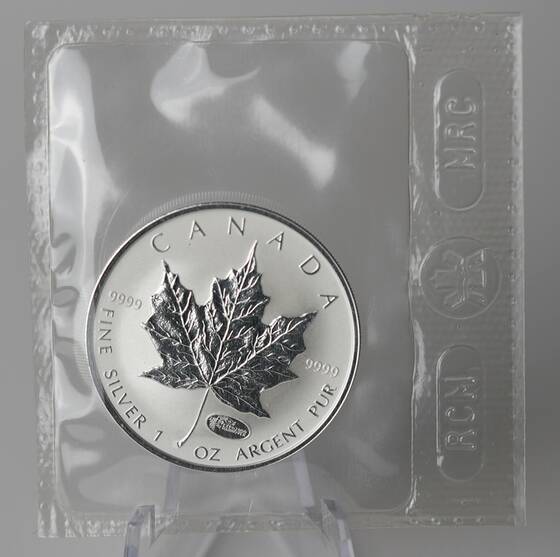 KANADA 5 Dollars Maple Leaf 2000 Privy Mark EXPO 2000