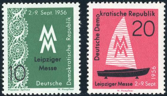 DDR 1956 MiNr. 536-537