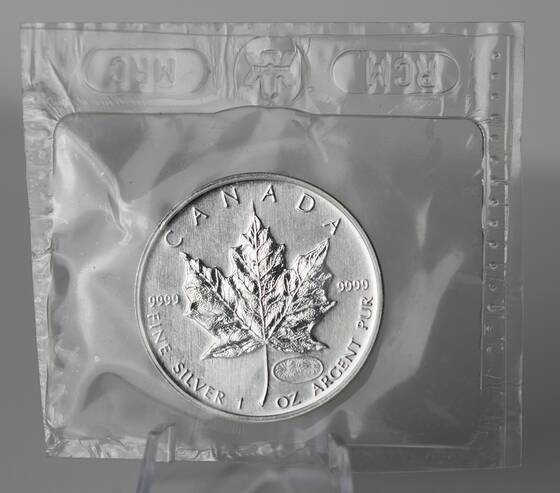 KANADA 5 Dollars Maple Leaf 2000 Privy Mark Millennium