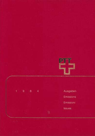 SCHWEIZ 1984 Jahrbuch der PTT