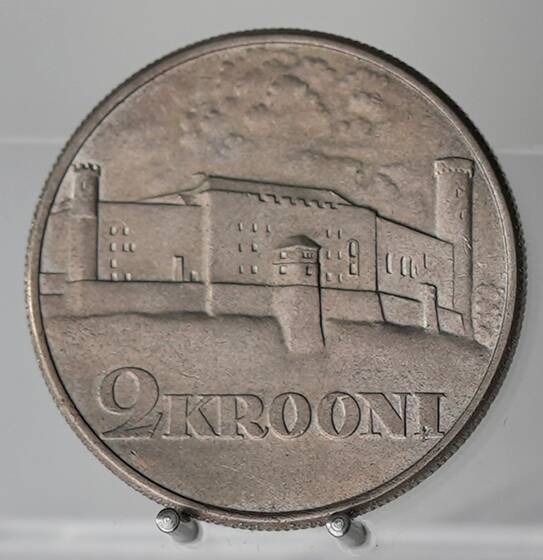 ESTLAND 2 Krooni Silber 1930