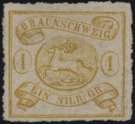 BRAUNSCHWEIG 1864 MiNr. 14 B
