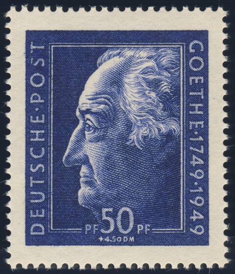 SBZ 1949, MiNr. 239 Einzelmarke aus Block 6