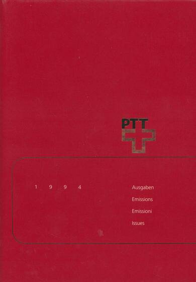 SCHWEIZ 1994 Jahrbuch der PTT