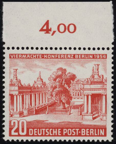 BERLIN 1954 MiNr. 116 Oberrand