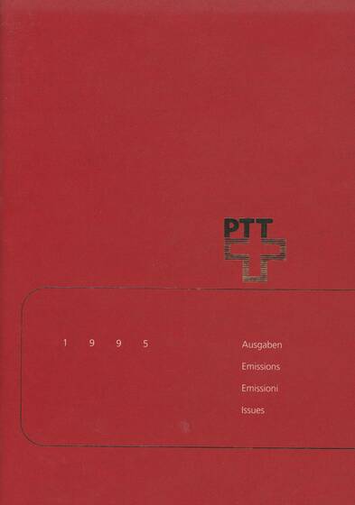 SCHWEIZ 1995 Jahrbuch der PTT