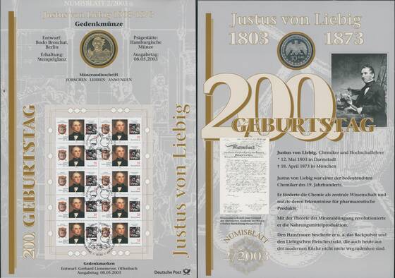 NUMISBLATT 2/2003 Deutsche Post