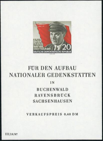 DDR 1956 Block 14