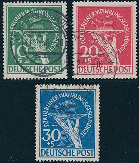 BERLIN 1949 MiNr. 68-70