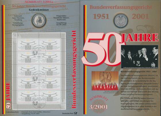 NUMISBLATT 3/2001 Deutsche Post