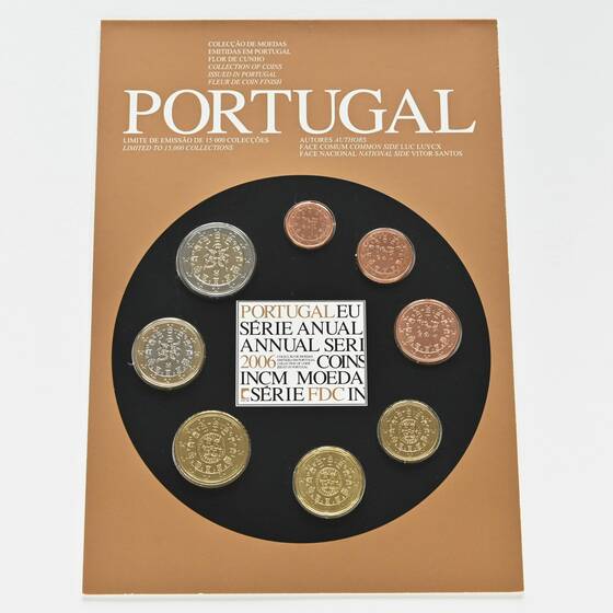 PORTUGAL 2006 Kursmünzensatz