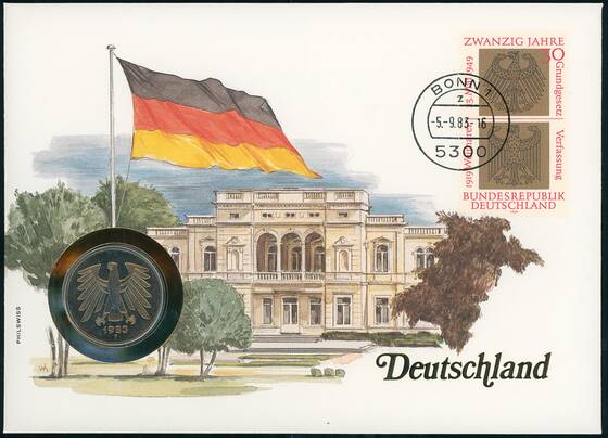 BRD 1983/1983 Numisbrief Deutschland