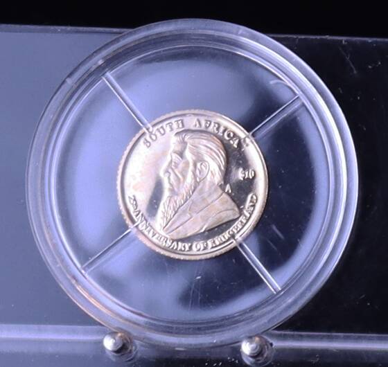 LIBERIA 10 Dollars Gold 2005 25 Jahre Krügerrand