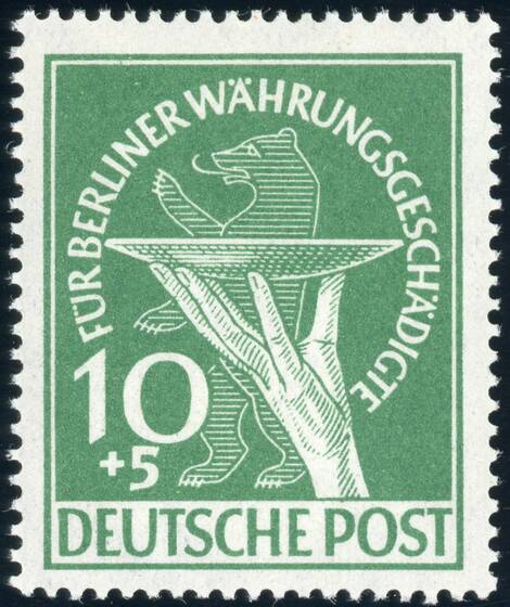 BERLIN 1949 MiNr. 68 II