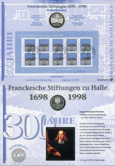 NUMISBLATT 4/1998 Deutsche Post