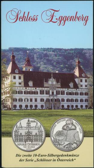 ÖSTERREICH 2002 10 Euro Schloss Eggenberg