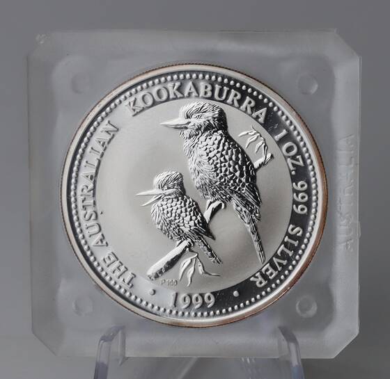 AUSTRALIEN 1 Dollar Silber 1999 Australian Kookaburra