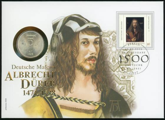 BRD 1971/2006 Numisbrief "Deutsche Malerei Albrecht Dürer 1471-1528"