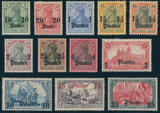DP TÜRKEI 1905 MiNr. 24-35