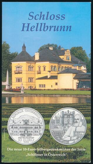 ÖSTERREICH 2004 10 Euro Schloss Hellbrunn