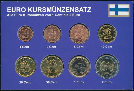 FINNLAND 2006 Kursmünzensatz