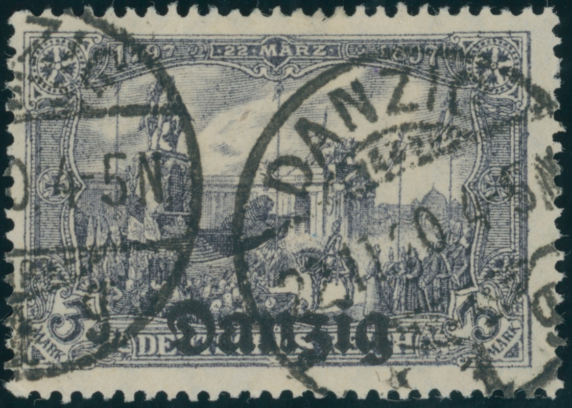 DANZIG 1920 MiNr. 13 b