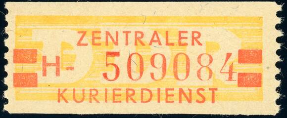 DDR-Dienst MiNr. B 19 I H N