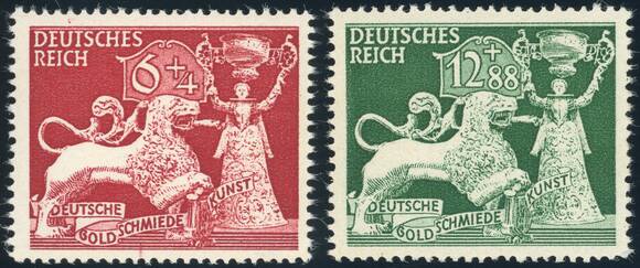 Deutsches Reich 1942 MiNr. 816-817