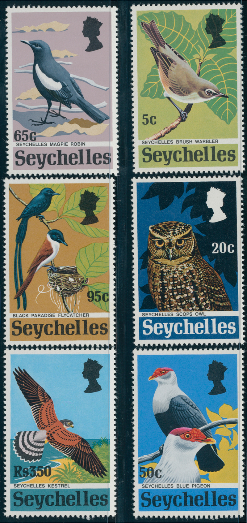 SEYCHELLEN 1972 MiNr. 301-306