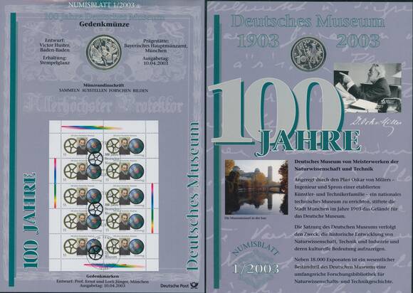 NUMISBLATT 1/2003 Deutsche Post