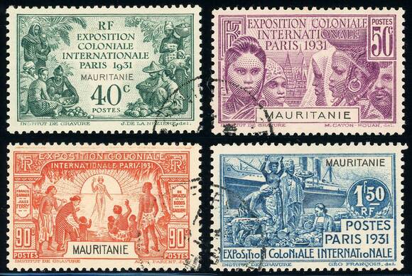 MAURETANIEN 1931 MiNr. 66-69