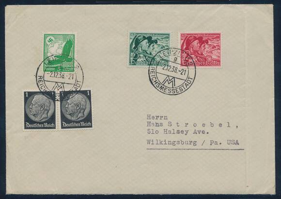 DR 1938, MiNr. 684-685 FDC