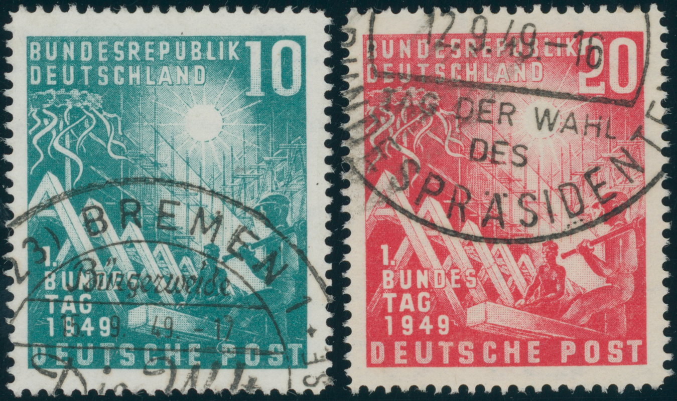 BRD 1949 MiNr. 111-112