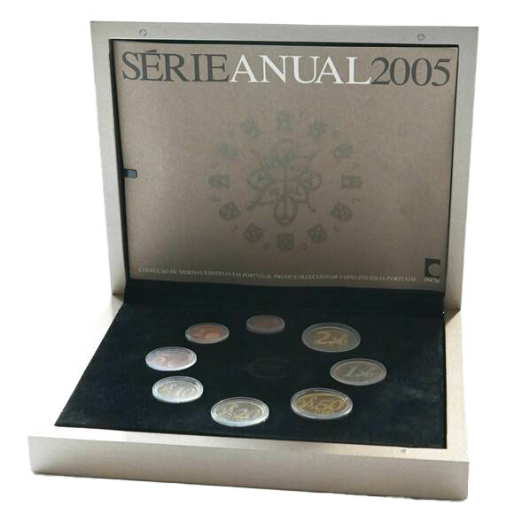 PORTUGAL 2005 Kursmünzensatz Proof