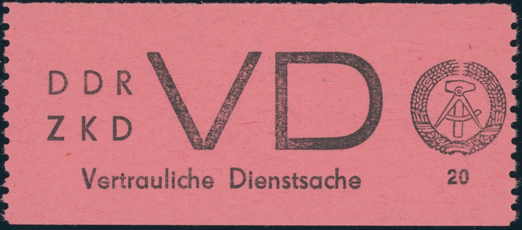 DDR-Dienst MiNr. D 2 I