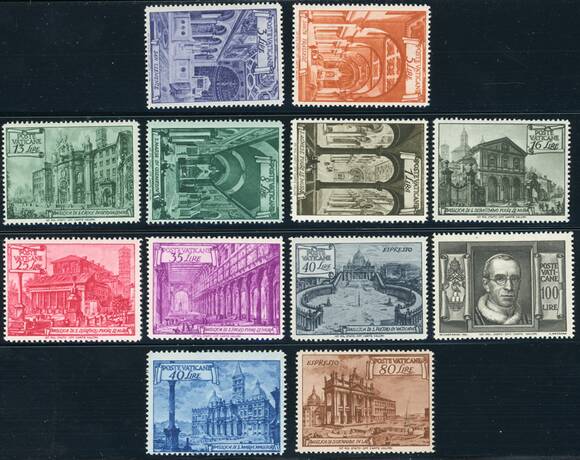 VATIKAN 1951, MiNr. 149-160