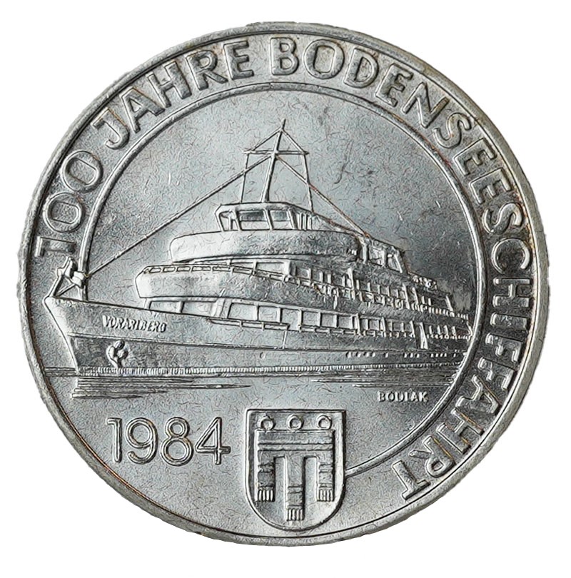 ÖSTERREICH 500 Schilling 1984 Bodenseeschifffahrt