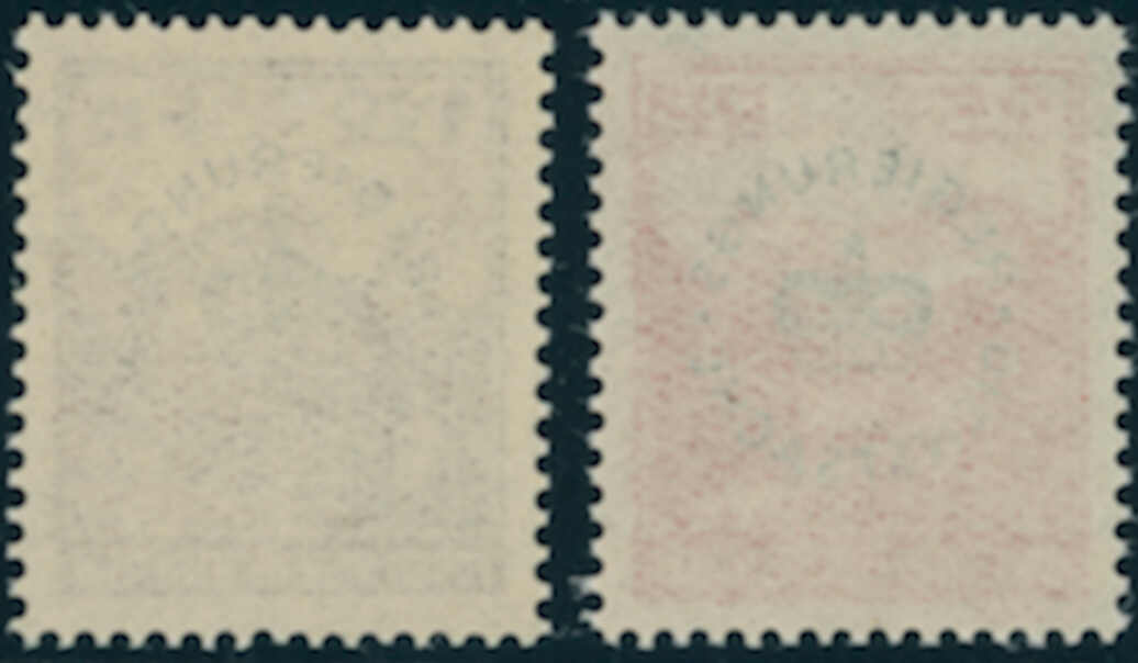 LIECHTENSTEIN 1933 Dienst MiNr. D 9-10