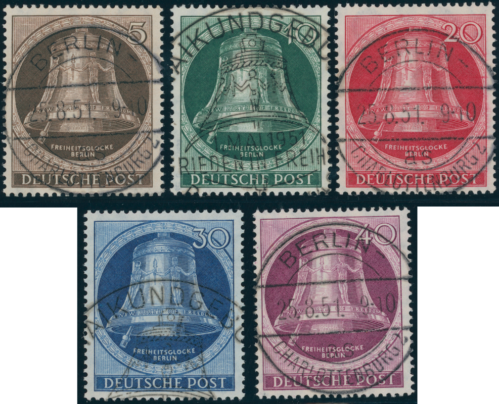 BERLIN 1951 MiNr. 75-79