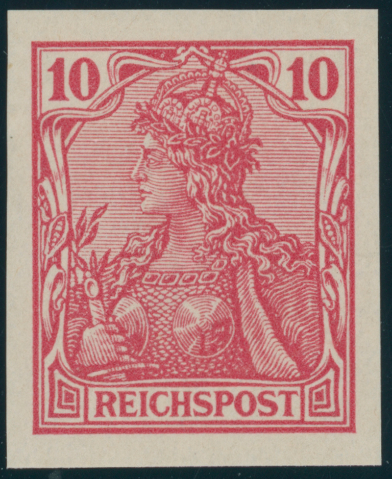 DEUTSCHES REICH 1900 MiNr. 56 a U ungezähnt