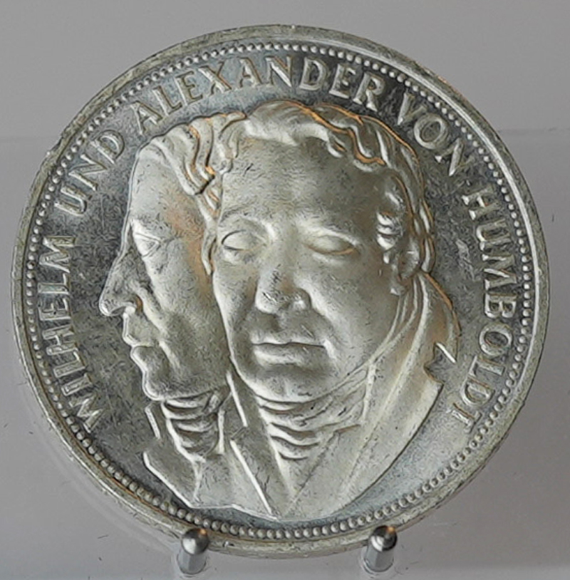 BRD 5 DM Silber 1967 F Wilhelm und Alexander von Humboldt