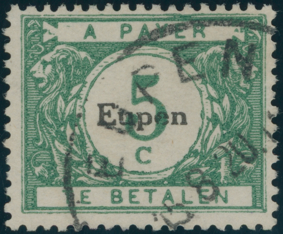 EUPEN PORTO 1920 MiNr. P 1 AF I