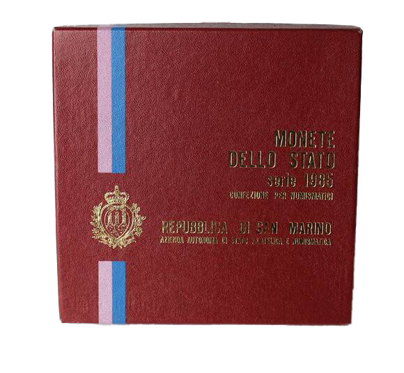 SAN MARINO 1985 Münzset mit 9 Münzen zum Thema Kampf gegen Drogen SAN MARINO 1985 Münzset mit 9 Münzen zum Thema Kampf gegen Drogen