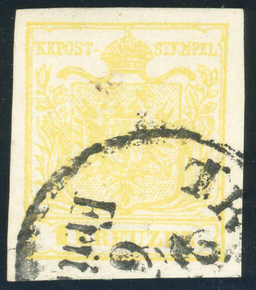 ÖSTERREICH 1854, MiNr. 1 Y a ÖSTERREICH 1854, MiNr. 1 Y a