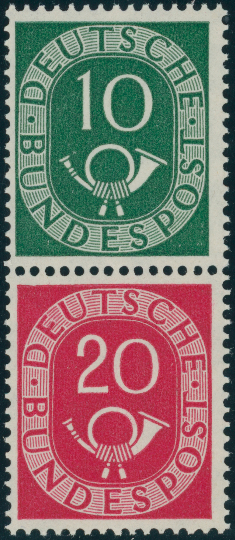 BRD 1951 Zusammendruck S 11
