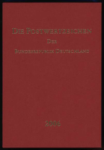 BRD 2006 Jahreszusammenstellung Jahrbuch BRD 2006 Jahreszusammenstellung Jahrbuch