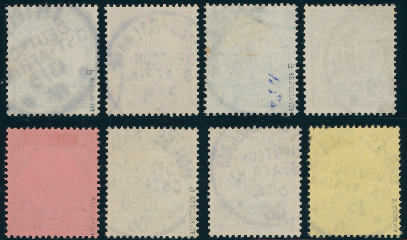 DEUTSCH-OSTAFRIKA 1905 MiNr. 22-29